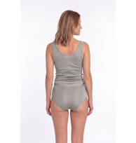 Hemd Vera grigio Rückansicht am Model
