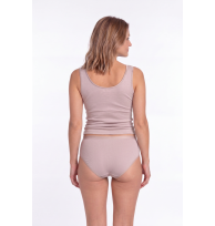 Hemd Vera magnolie Rückansicht am Model