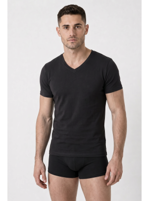 HE-VA Shirt 1/4 schwarz