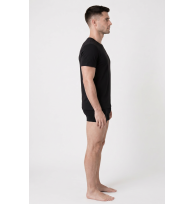 HE-VA Shirt 1/4 schwarz